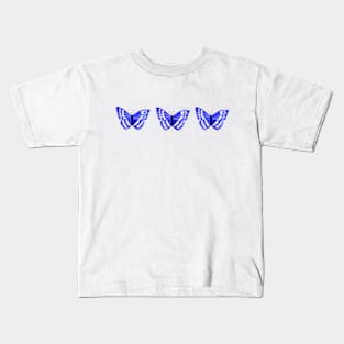 Blue Morpho Butterflies Kids T-Shirt